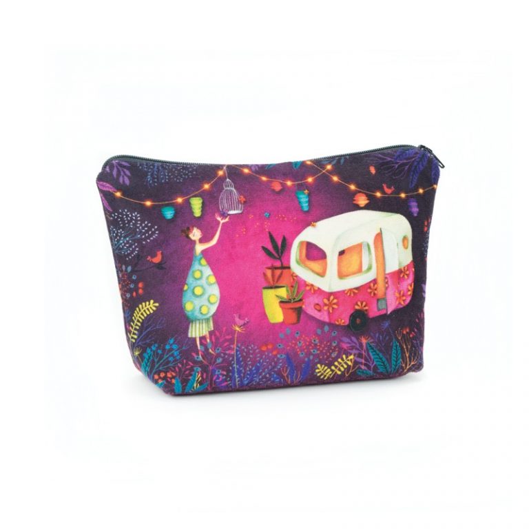 Trousse de maquillage bohème fabriquée en France