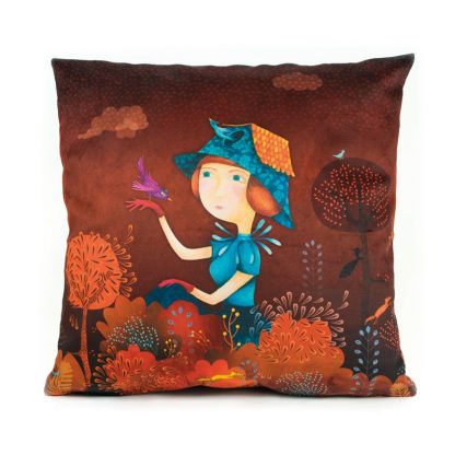 COUSSIN DAM'OISEAUX CHOCOLAT