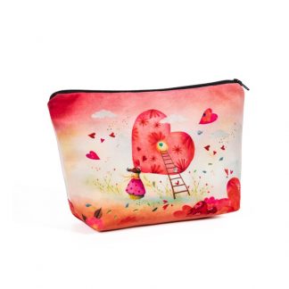 Trousse de maquillage cœur