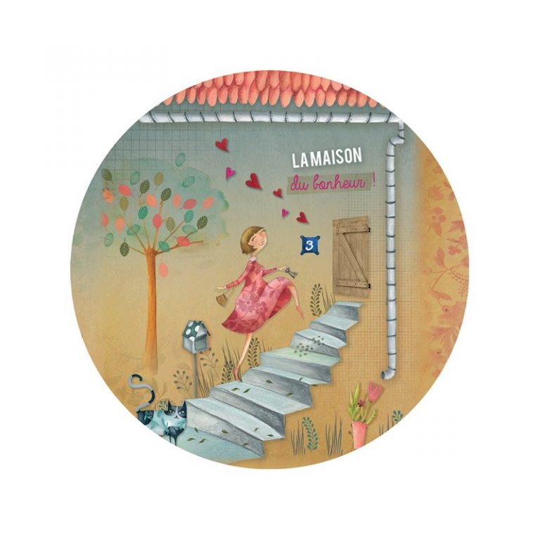 MIROIR DE POCHE MAISON