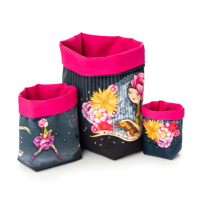 TRIO CORBEILLES ROMANCE