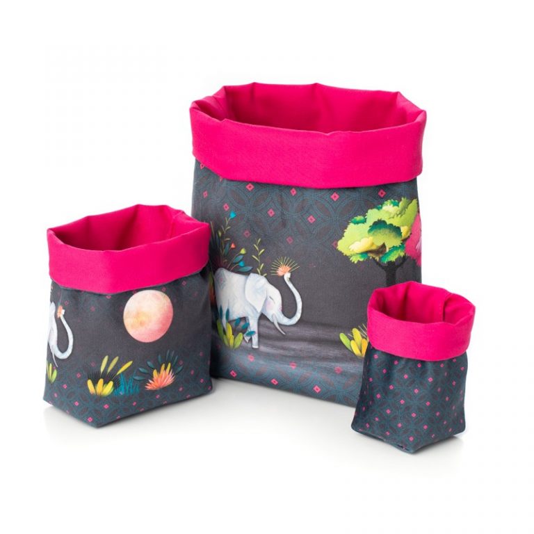 TRIO CORBEILLES CLAIR DE LUNE