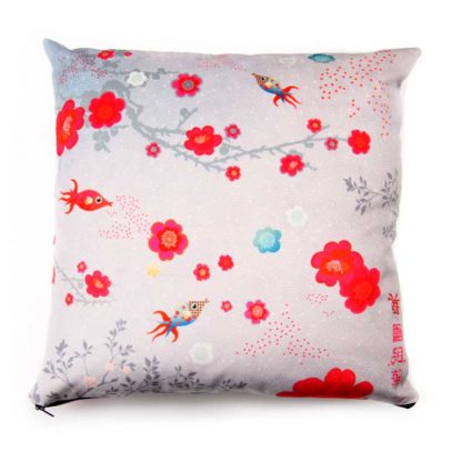 Kit à coudre coussin illustré Carpes