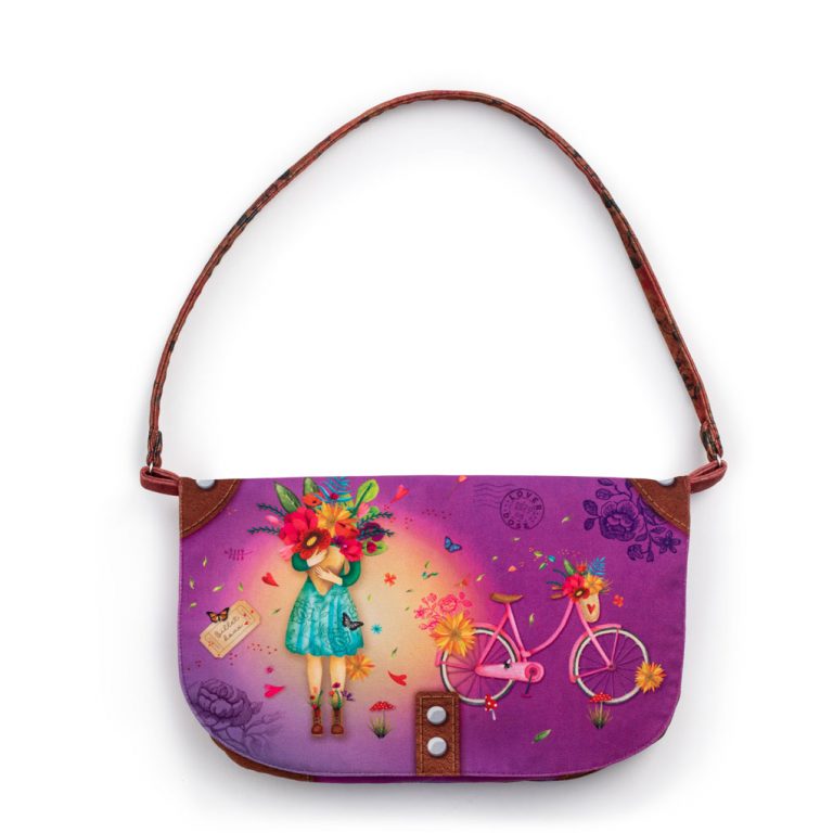 Besace Fleur mon Amour