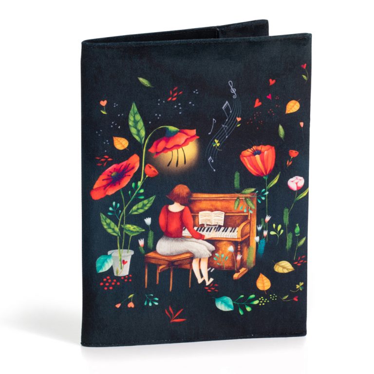 Protège cahier Mélodie du coeur