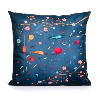 Coussin motifs japonais 40x40 cm