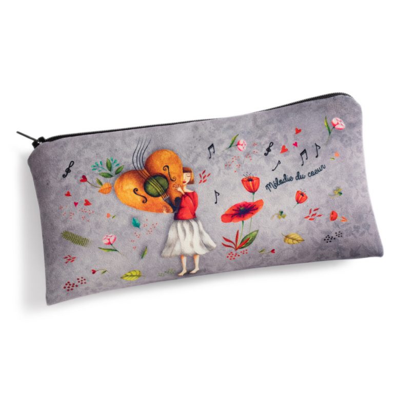 Trousse d'écolière musicienne fabriquée en France