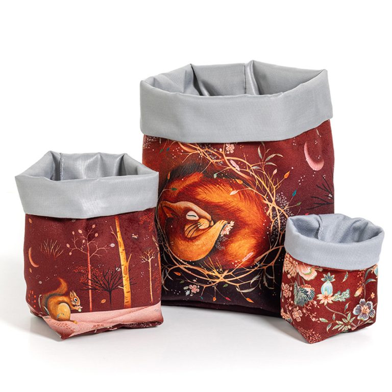 Trio corbeilles Ecureuil