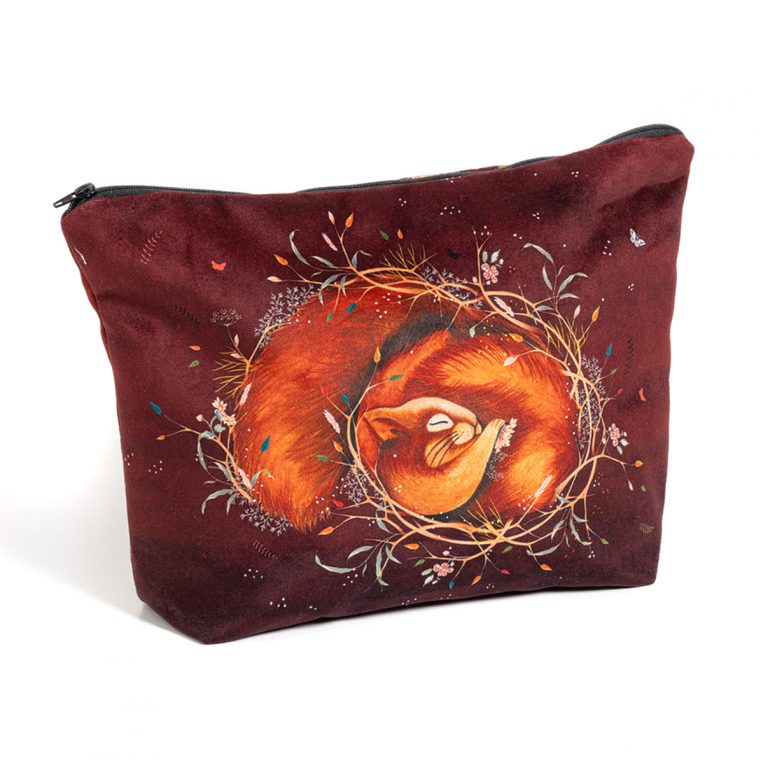 Trousse de toilette écureuil fabriquée en France