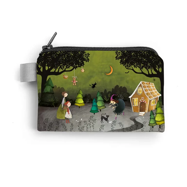 Porte monnaie dessin Hansel et Gretel