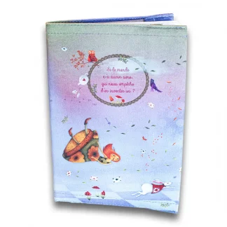 Kit à coudre protège cahier illustré ALICE