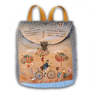Kit à coudre sac à dos illustré FACTEUR