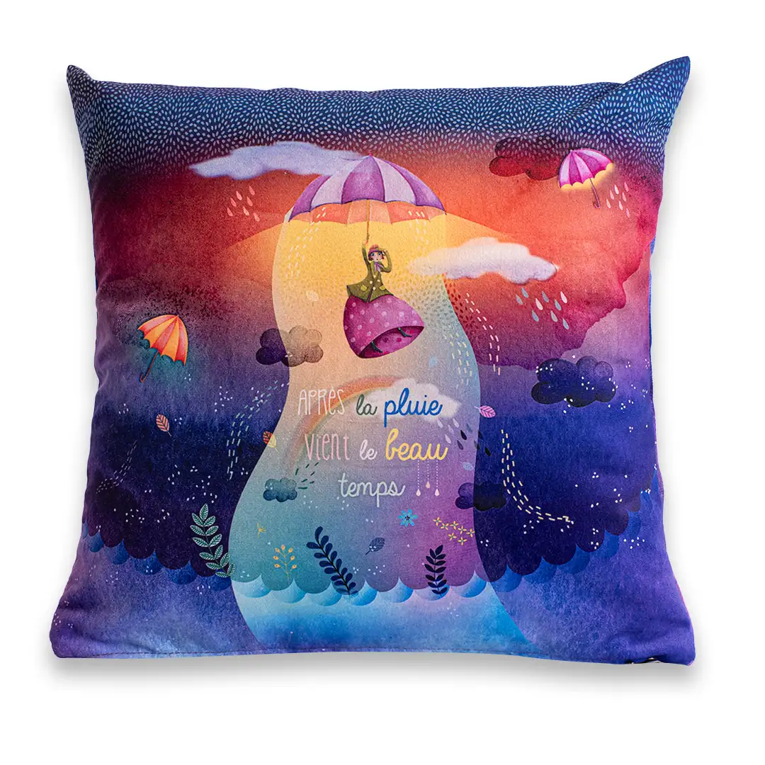 Coussin Après la pluie